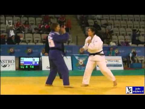 Judo 2013 European Open Prague: Maria Portela (BRA) - Barbara Bandel (GER) [-70kg] semi-final