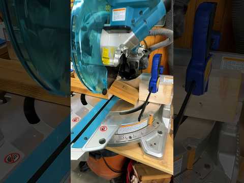 HELPFUL TIP AT THE MITER SAW!