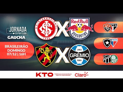 INTER 3x1 BRAGANTINO | SPORT 0x4 GRÊMIO | JORNADA DIGITAL | 07/12/2025