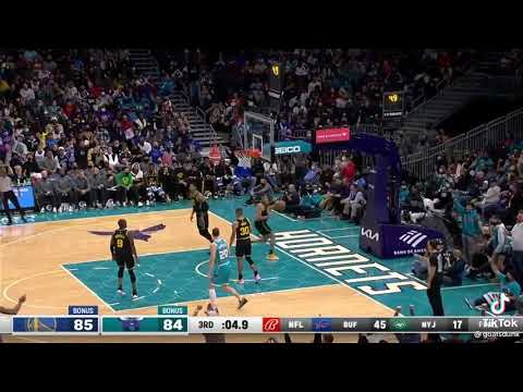 Stephen Curry hits unreal Buzzer-beater three vs hornets from near half-court🔥🏀💯 #shorts #nba
