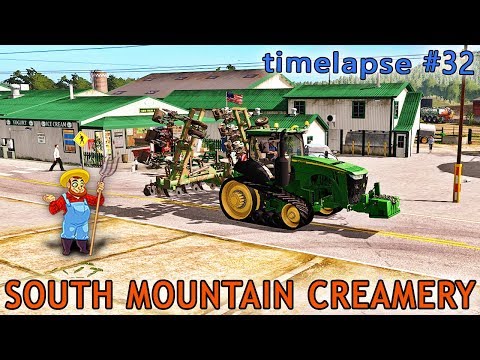 FS 17 | South Mountain Creamery Farm With Seasons | Timelapse #32| Plowing fields