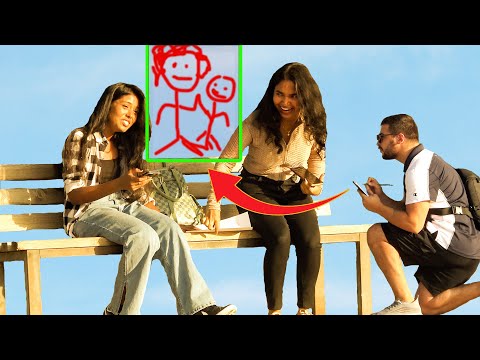 🔥ARTIST WITHOUT TALENT Paint stranger people✍️ - 😂AWESOME REACTIONS😂