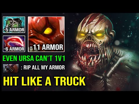 WTF -11 Armor Reduct Desolator Lifestealer Even Ursa Can't Stand 1v5 with OP Hit Like a Truck Dota 2
