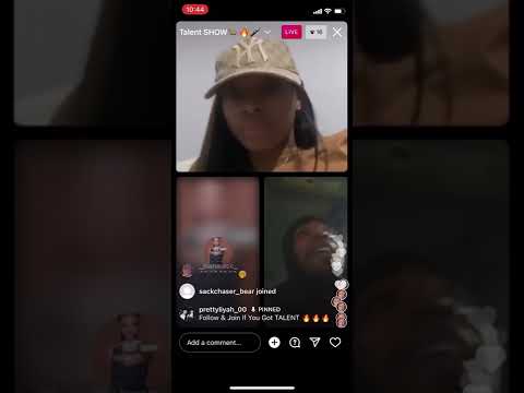 DayDay LB freestyles on prettyliyah ig live