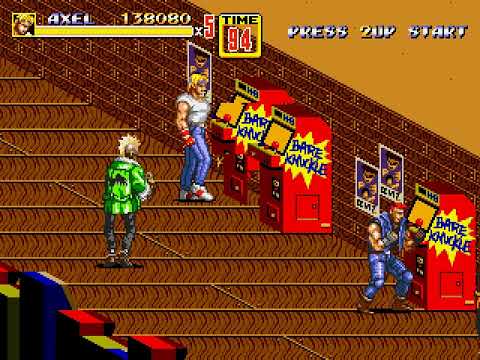Streets of Rage 2 (Sega Genesis, 1992) — 1P Full Game Session with Axel | Casual Run 👊🔥🌆