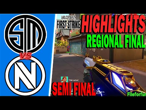 TSM vs ENVY | HIGHLIGHTS | SEMI FINAL | First Strike NA Regional Final BO3
