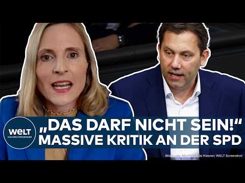 KOALITION MIT UNION: "Brauchen endlich ein Signal, dass sich was ändert" Massive Kritik an der SPD
