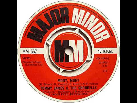 UK New Entry 1968 (126) Tommy James & The Shondells - Mony Mony