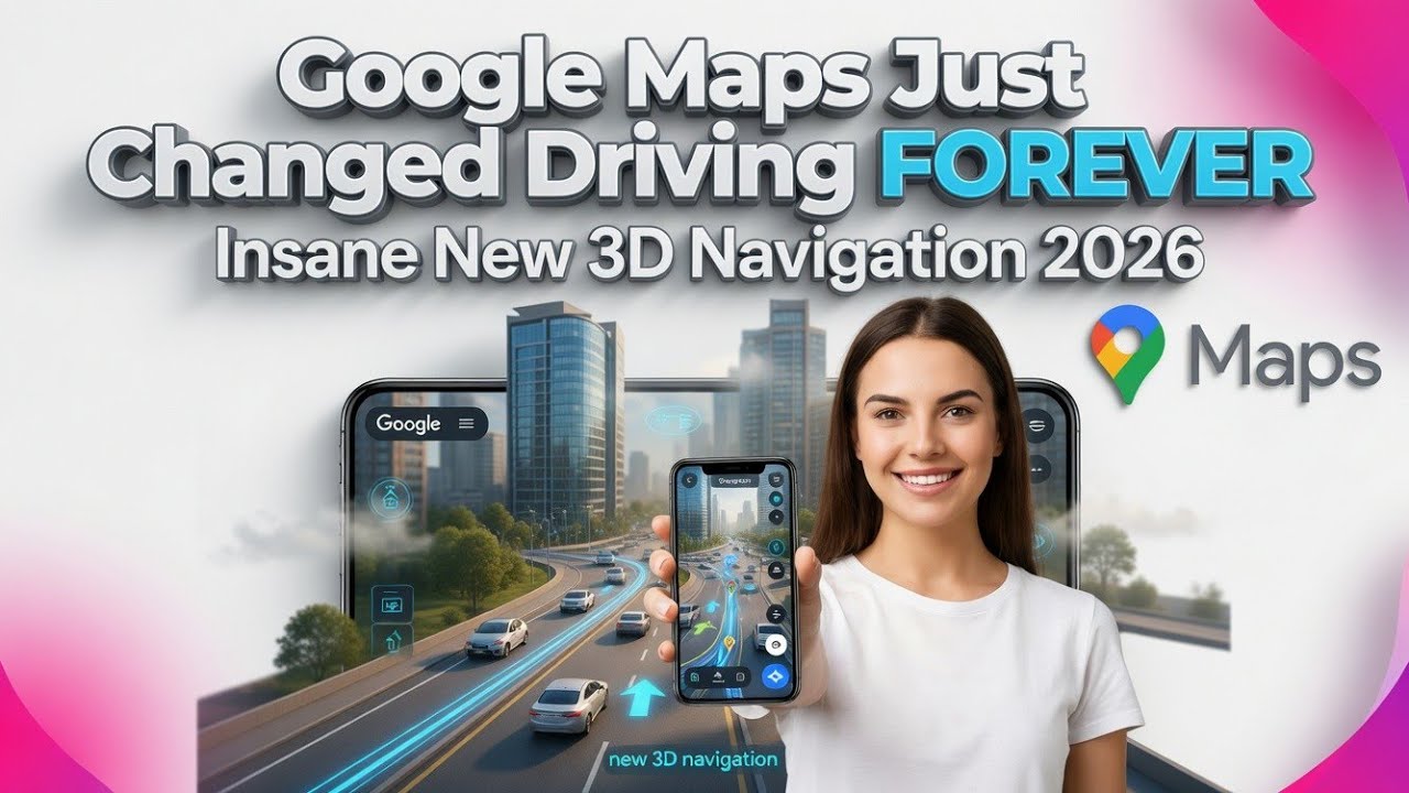 Google maps just changed driving forever (New 3D Navigation)