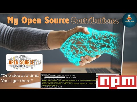 My Opensource Developments | Contributing to Open Source will change your Life #github #opensource