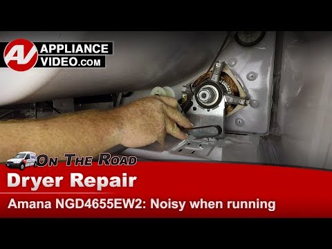 Amana Dryer Repair - Noisy Operation - Idler Pulley