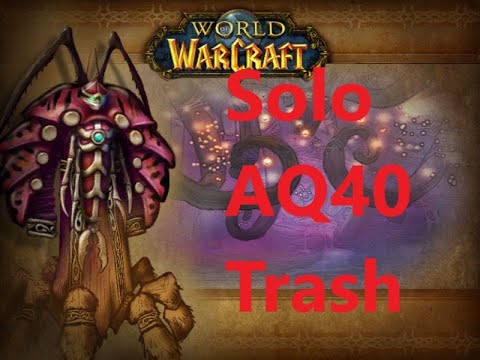 WoW Classic - Solo AQ40 Trash / Rep Farm | Hunter | Greater Scarab Coffer Keys, Idols, Mount Farm