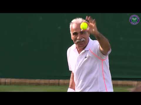 MUST WATCH! Mansour Bahrami wins first singles match at Wimbledon | Wimbledon 2023