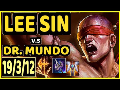 CINKROF (LEE SIN) vs DR. MUNDO - 19/3/12 KDA JUNGLE GAMEPLAY - EUW Ranked GRANDMASTER