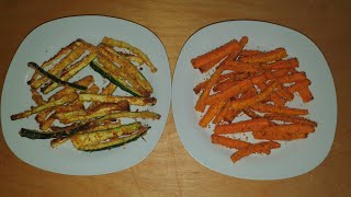 bastoncini zucchine & carote friggitrice ad aria