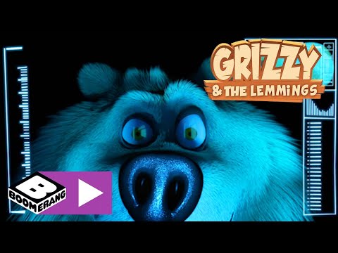 Grizzy en de Lemmings | Gevecht tegen de drone | Cartoonito