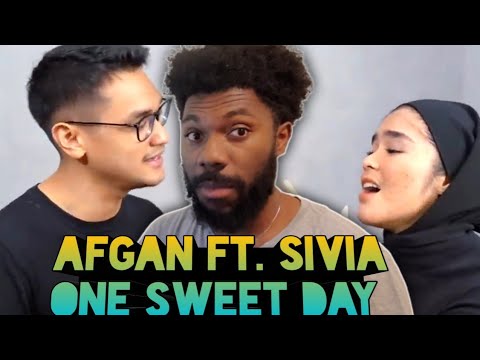 Afgan ft. Sivia - One Sweet Day - Mariah Carey Cover | REACTION VIDEO