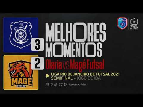 MELHORES MOMENTOS  - Olaria vs Magé Futsal | SEMIFINAL - Jogo de IDA | Liga Rio de Janeiro de Futsal