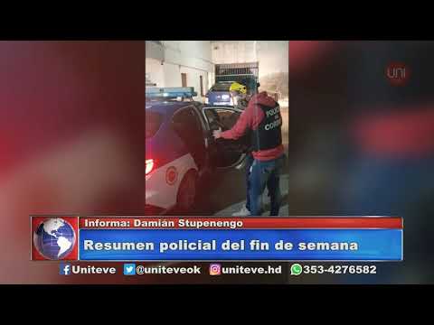 Resumen policial del fin de semana