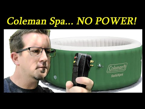 Coleman SaluSpa Inflatable Spa Not Powering On. EASY DIY FIX!