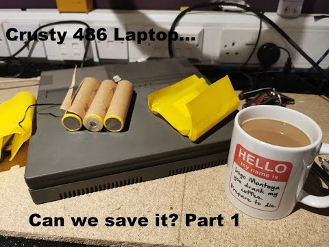 #91 - Crusty 486SX Laptop, Can we save it? Part 1 - Assessment