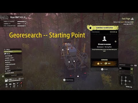 Georesearch Starting Point Contract In Taymyr, Russia SnowRunner.