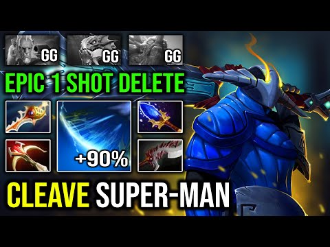 There Is Nothing That Can Handle this Sven Cleave Damage | EPIC 1 Shot KO Flying Superman DotA 2