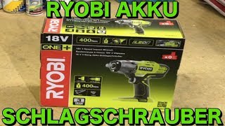 RYOBI ONE+ Akku Schlagschrauber R18IW3-0
