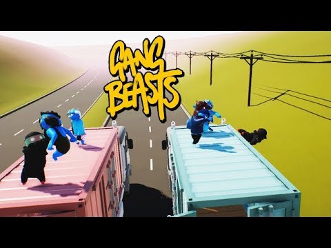 Gang Beasts - Red Versus Blue: Gang Warfare [Gang Melee] - Xbox One Gameplay Video