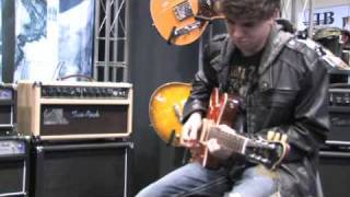 Video thumbnail for Matt Tedder - NAMM 2011 - Koll Super Glide Almighty - Premier Builders Guild by premierbuildersguild