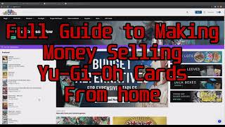 How to Make Money Selling Yu-Gi-Oh Cards from Home ( FULL GUIDE)