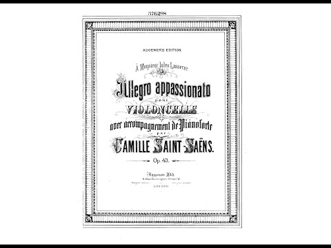 C. Saint-Saëns: Allegro Appassionato, Op.43 (Cello & Piano) [Score + Audio]