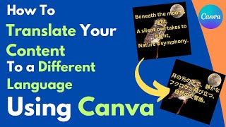 How to Translate Your Content to a Different Language Using Canva