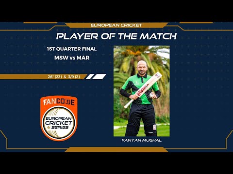 POTM: F.Mughal - MSW vs MAR | Highlights | FanCode ECS Malta Encore Day 11 | Malta 2021