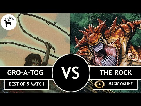 Premodern Gro-A-Tog vs The Rock - MTGO Best of 5 Match