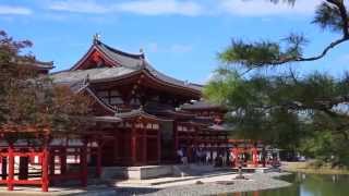preview picture of video 'Kyoto Uji World heritage  Byodoin Temple National Treasure　宇治・平等院鳳凰堂'