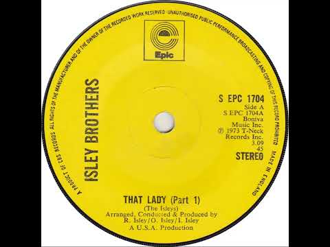 UK New Entry 1973 (182) Isley Brothers - That Lady (Part 1)