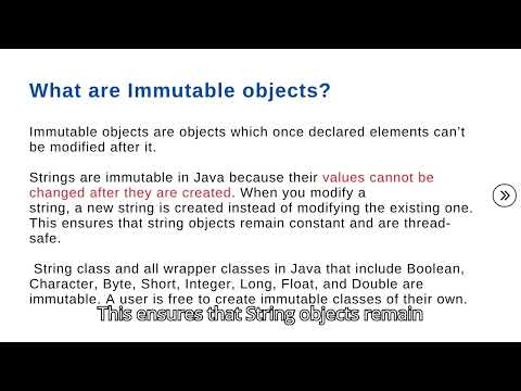 Why Java strings are immutable?
