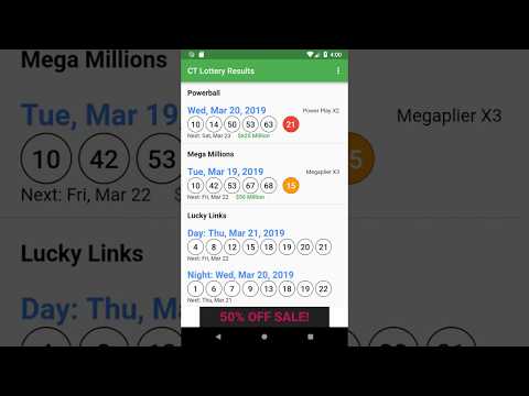 CT Lottery Results Video