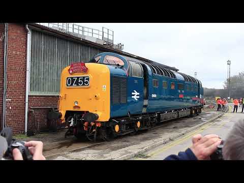 Deltic 55009 D9009 Alycidon Start Up