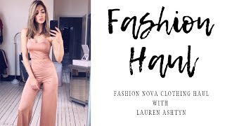 FASHION NOVA Trendy Instagram Haul review  | Lauren Ashtyn Review
