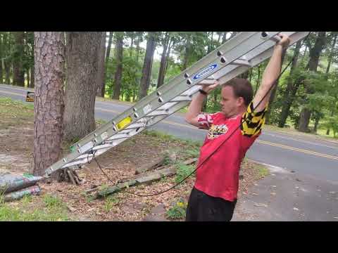 Training - How to move a 24ft (or larger) extension ladder.  How to properly install a Ladder Max