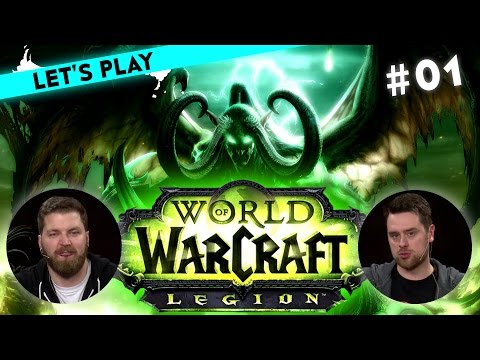 [1/3] Let's Play World Of Warcraft Legion mit Hauke und Jens | Demon Hunter-Startgebiet | 09.12.2015