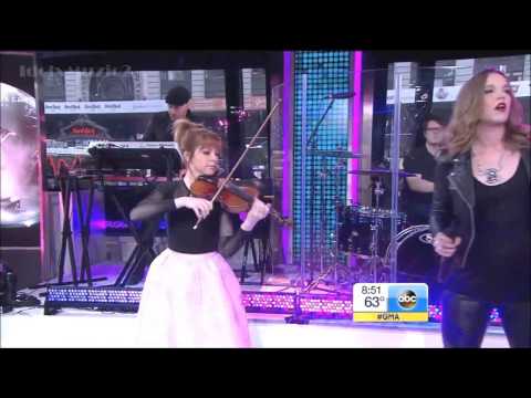 Lindsey Stirling  - Shatter Me Ft Lzzy Hale   GMA Live