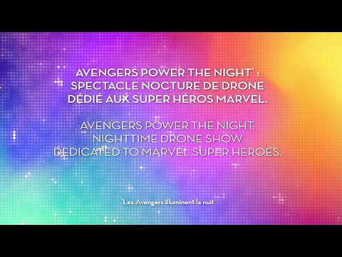 Disneyland Paris | Avengers Power the Night - SHOW 500 Drones - Version 2023
