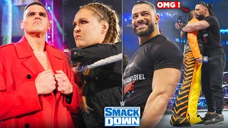 FINALLY ! ROMAN Reigns VS SHINSUKE NAKAMURA🔥, ROMAN Reigns WANTS EVERY Title - Smackdown Highlights