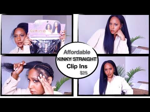 Outre Big Beautiful Hair|Kinky Straight Clip Ins|How...