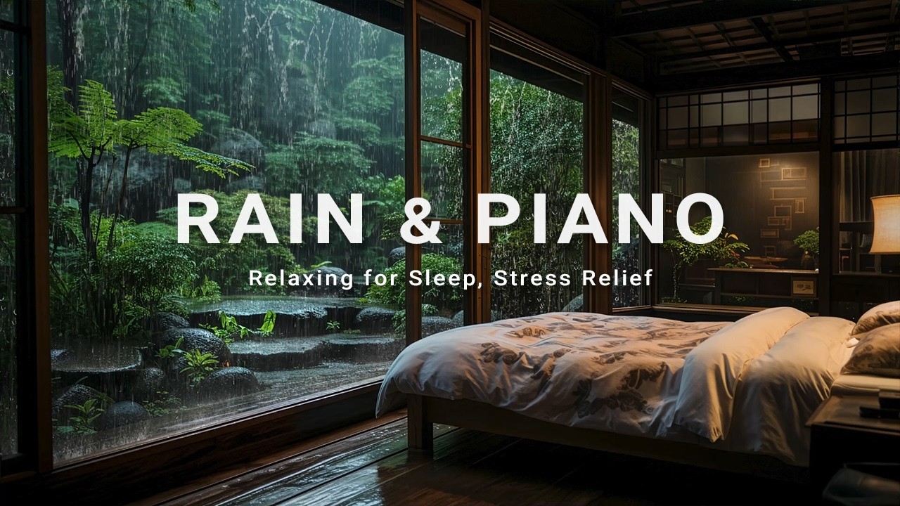 Relaxing Music & Rain Sounds | Relaxing Music for Stress Relief, Meditation and Restful Deep Sleep