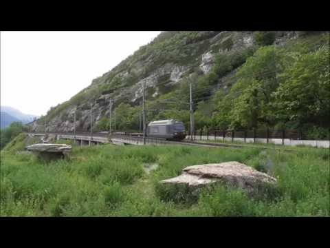 4 Tage Trainspotting Schweiz - Teil 2: Sonntags geht ja doch was ... Lalden & Brig, 22.5.2016