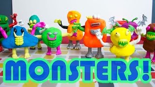 Scooby Doo Play Doh Monsters! Scooby Doo Morph-a-Monster Pods Part 2!